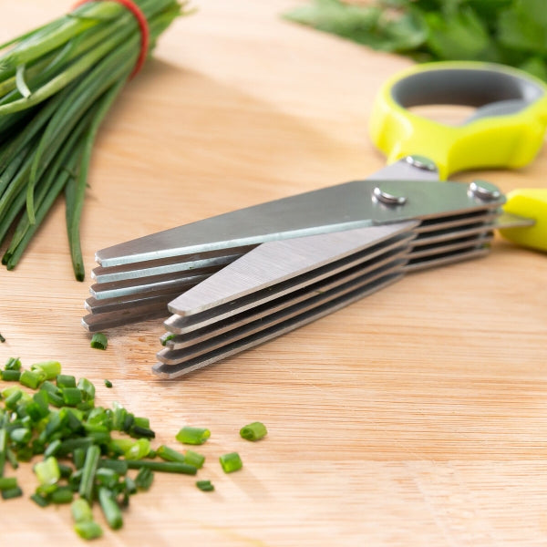 InnovaGoods Fivessor Kräuterschere 5-in-1 – ergonomisch, multifunktional, kompakt