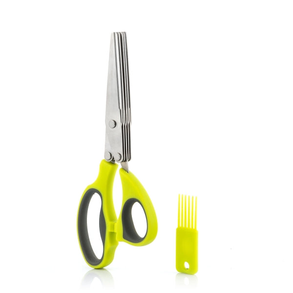 InnovaGoods Fivessor Kräuterschere 5-in-1 – ergonomisch, multifunktional, kompakt