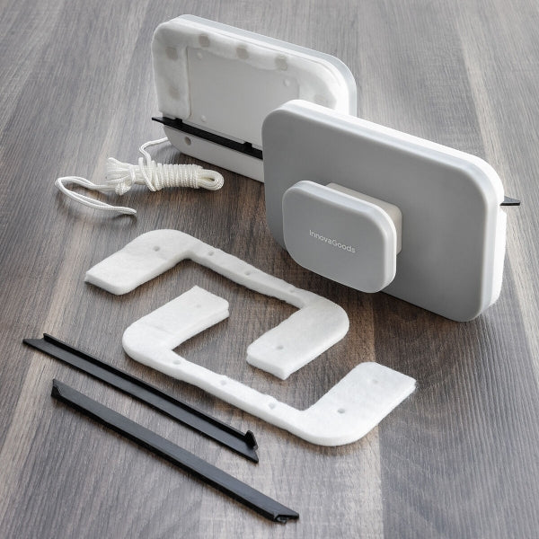 InnovaGoods Klinduo Magnet-Glasreiniger 8–20 mm – doppelseitig ergonomisch sicher