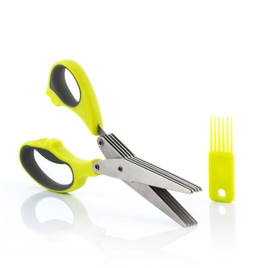InnovaGoods Fivessor Kräuterschere 5-in-1 – ergonomisch, multifunktional, kompakt